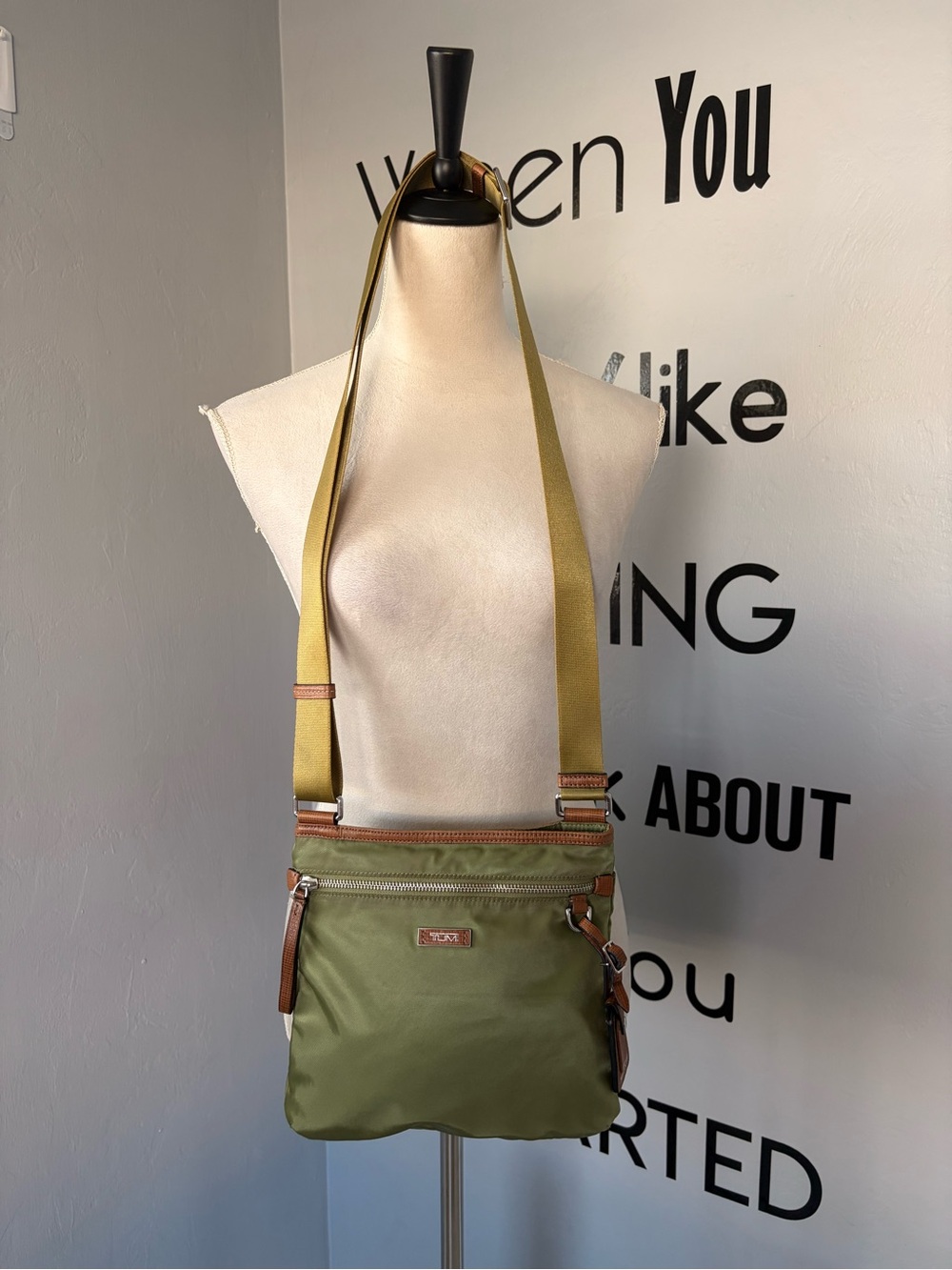 Tumi Voyageur Capri Crossbody Bag with Leather Trim